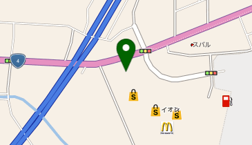 ハニーズ 白河店の地図画像