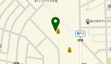 ハニーズ 手稲山口店の地図画像
