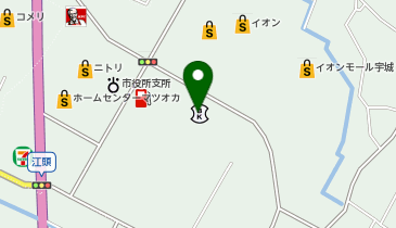ハニーズ イオンモール宇城店の地図画像