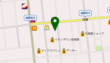 ハニーズ 各務原イオンタウン店の地図画像