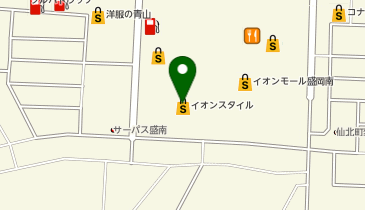ハニーズ 盛岡南店の地図画像