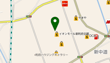 ハニーズ イオンモール新利府店の地図画像