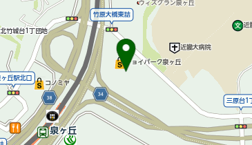 ハニーズ 泉ケ丘店の地図画像
