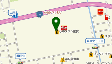 ハニーズ 佐賀ゆめタウン店の地図画像
