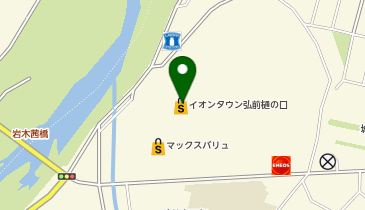 ハニーズ 弘前樋之口店の地図画像