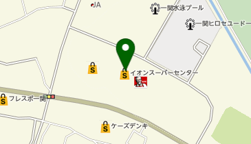 ハニーズ 一関店の地図画像