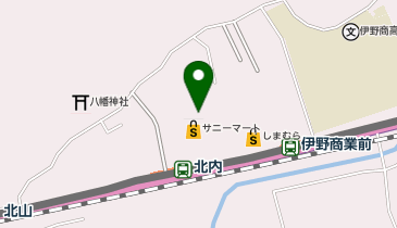 ハニーズ いの店の地図画像