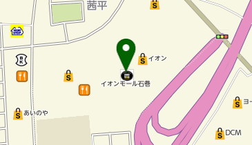 ハニーズ イオンモール石巻店の地図画像