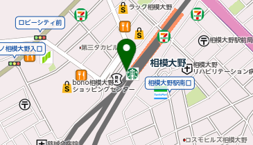 ハニーズ 相模大野店の地図画像
