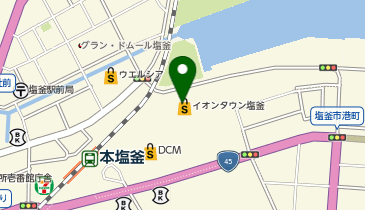 ハニーズ 塩釜店の地図画像