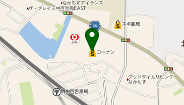 ハニーズ 中もず店の地図画像
