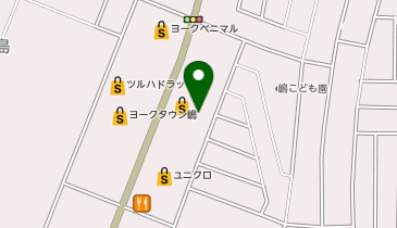 ハニーズ 山形嶋店の地図画像