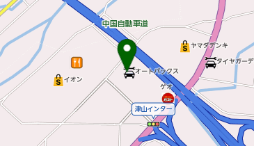 ハニーズ イオンモール津山インター店の地図画像