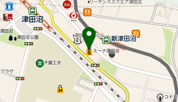 ハニーズ 津田沼店の地図画像