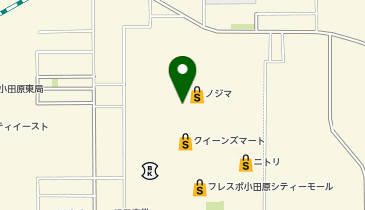 ハニーズ 小田原シティーモール店の地図画像