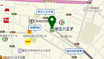 ハニーズ 京王八王子店の地図画像