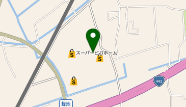 ハニーズ 大木店の地図画像