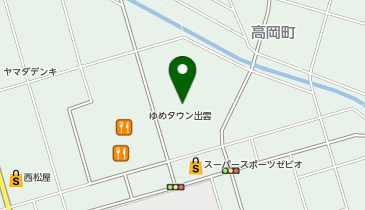 ハニーズ 出雲ゆめタウン店の地図画像