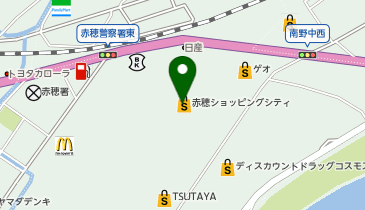 ハニーズ 赤穂店の地図画像