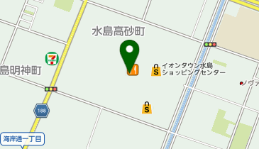ハニーズ イオンタウン水島店の地図画像