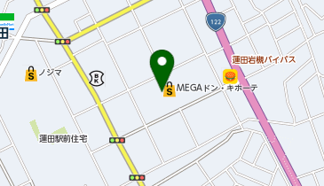 ハニーズ 蓮田店の地図画像