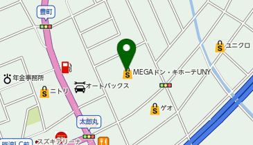 ハニーズ 砺波店の地図画像
