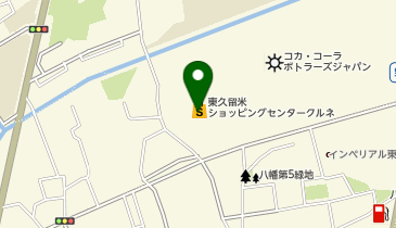 ハニーズ クルネ店の地図画像