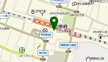 ハニーズ セレオ甲府店の地図画像