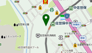 ハニーズ 佐世保店の地図画像