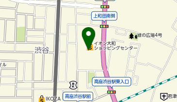 ハニーズ 大和イオン店の地図画像