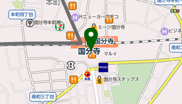 ハニーズ ディー.ストア セレオ国分寺店の地図画像
