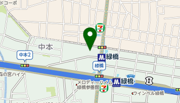 【このみや】緑橋店の地図画像