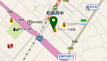 【このみや】和泉府中店の地図画像