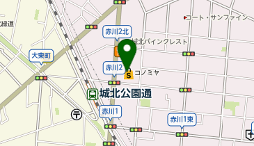 【このみや】赤川店の地図画像