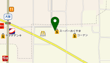 【このみや】スーパーおくやま 高田店の地図画像