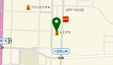 【このみや】トミダヤ三田洞店の地図画像