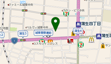 【このみや】蒲生四丁目店の地図画像