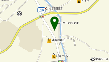 【このみや】スーパーおくやま上牧店の地図画像