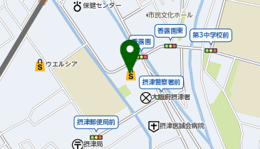 【このみや】摂津市駅前店の地図画像