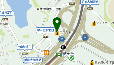 【このみや】泉ケ丘店の地図画像