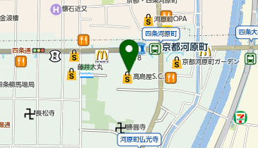 【ソシエ】エステティックサロン ルグランソシエ京都高島屋店の地図画像