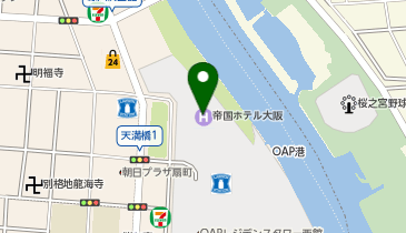 【ソシエ】エステティックサロン ルグランソシエ 帝国ホテル大阪店の地図画像