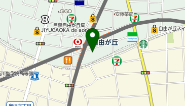 【ソシエ】エステティックサロン ソシエ自由が丘店の地図画像