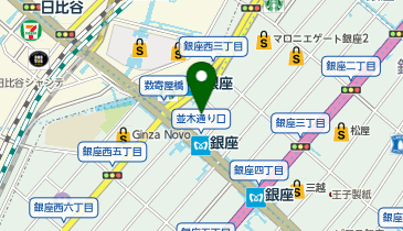 【ソシエ】ビューティアベニュー ソシエ銀座店の地図画像