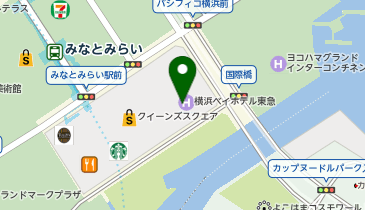 【ソシエ】ビューティアベニュー ソシエ横浜ベイホテル東急店の地図画像