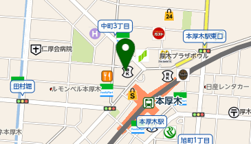 【ソシエ】エステティックサロン ソシエ本厚木店の地図画像