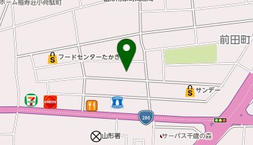 スリーボンドアーベル東北(株) 山形営業所の地図画像
