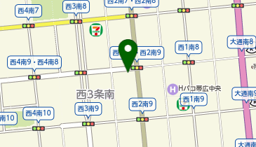北海スリーボンド(株) 帯広営業所の地図画像