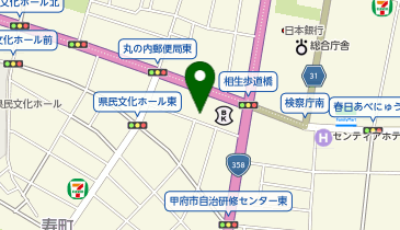 武蔵野スリーボンド(株) 山梨営業所の地図画像