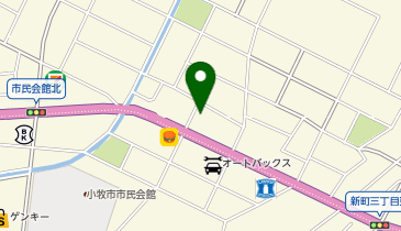 【カリモク】小牧ショールームの地図画像